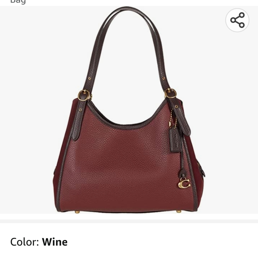 SOLD Coach Mixed Leather Lori Shoulder Bag